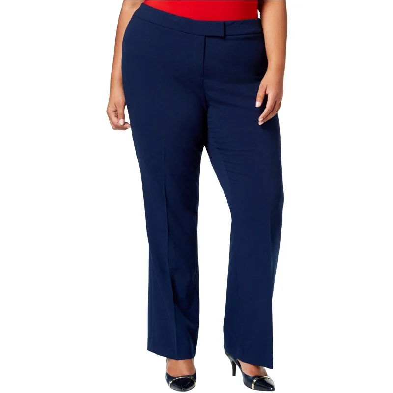 Halter Dresses for Chic Style -Anne Klein Womens Plus Size Dress Pants, Blue, 18W