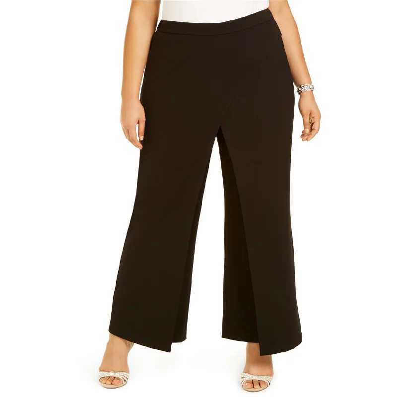 Short-sleeved Dresses for Summer -Adrianna Papell Womens Draped Dress Pants