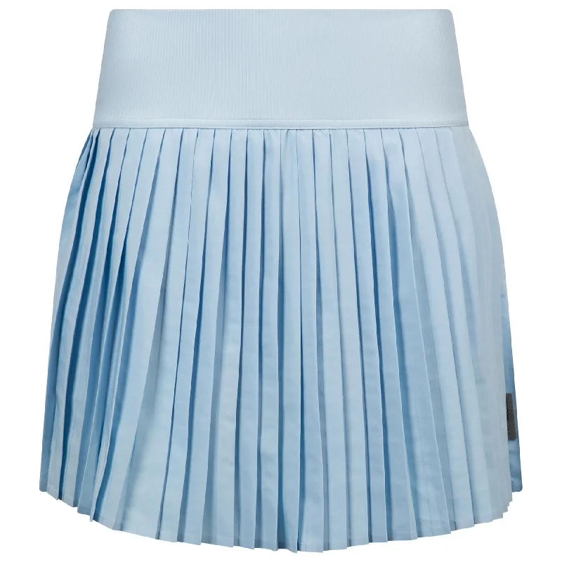 Ruffled skirts for soft romantic appeal -Womens Petite Pleat Skirt Placid Blue - 2025