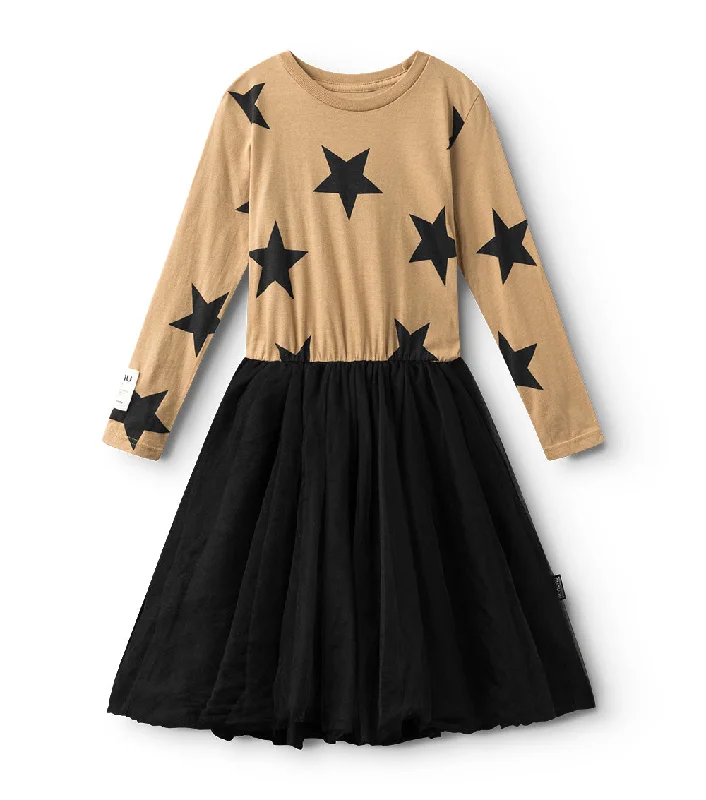 Abstract Dresses for Creative -star tulle dress