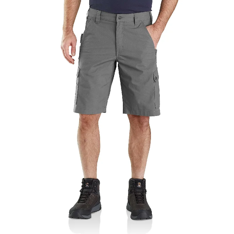 Best men's shorts for summer with lightweight and breathable fabrics-Rugged Flex® Relaxed Fit Ripstop Cargo Work Short