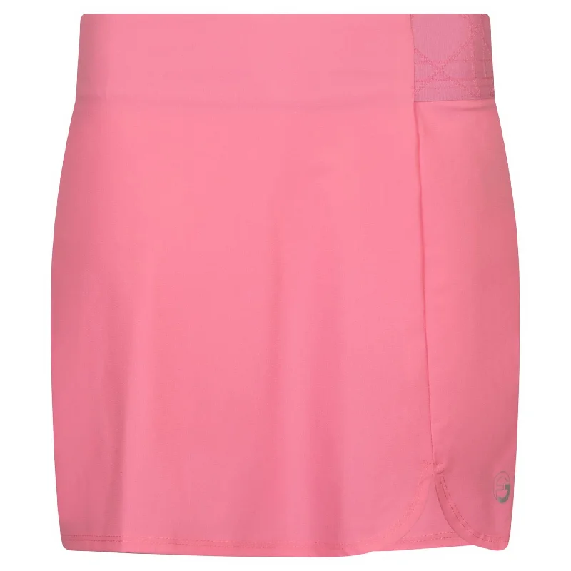 A-line skirts with flared hem elegance -Womens Elastic Waistband Skirt Sachet Pink - SS24