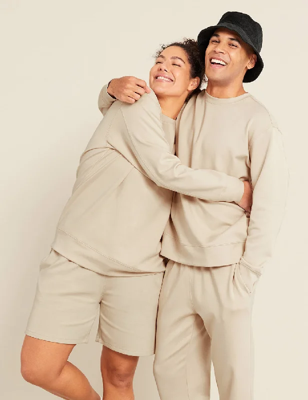 Eco - Friendly Sweaters for Green - Conscious -Unisex Crew Neck Sweater - Sand