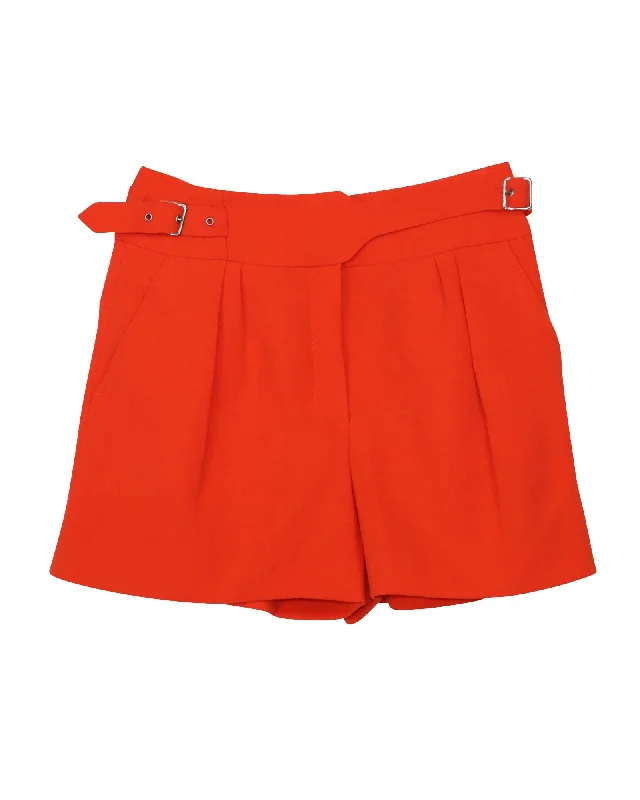 Best athletic shorts for women with built-in compression for support during workouts-Nina Ricci Shorts in Orange Wool