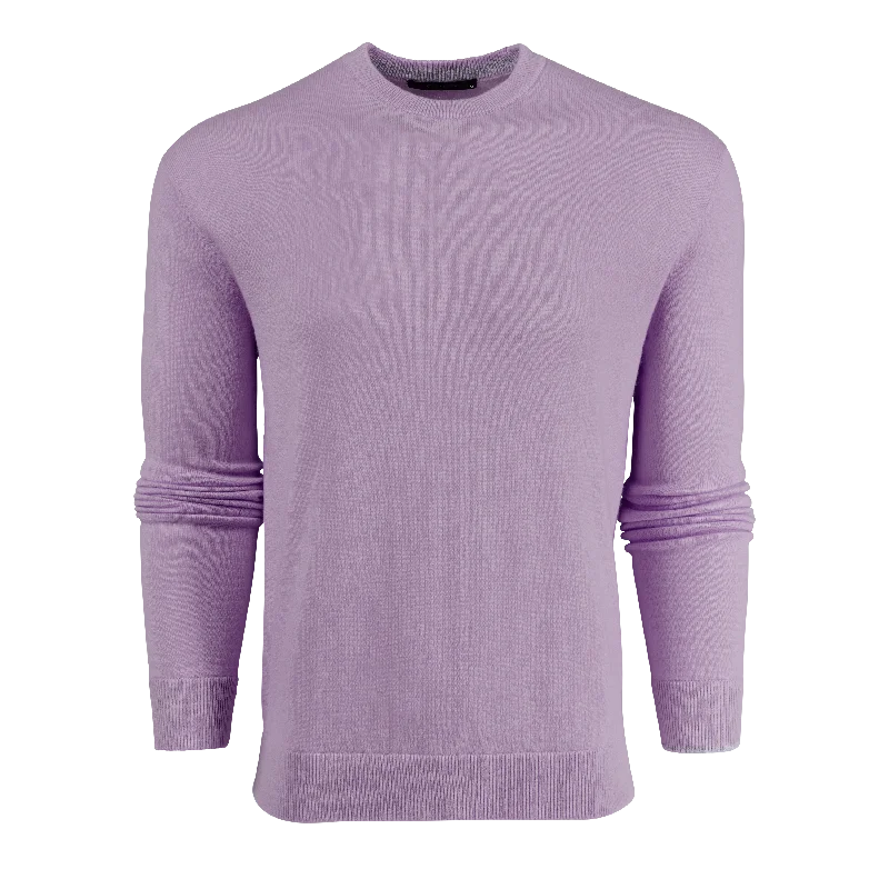 Pocket - Equipped Sweaters for Convenience -Tomahawk Cashmere Crewneck Sweater (Galaxy)