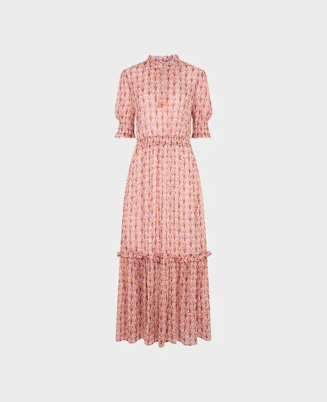 Bohemian Dresses with Tassels -Shrimpton Paisley Viscose Maxi Dress