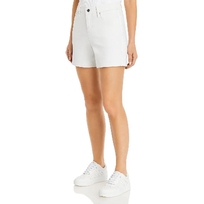 Best shorts for hiking with durable materials and a comfortable fit for outdoor adventures-Karl Lagerfeld Paris Womens Stretch Logo Casual Shorts