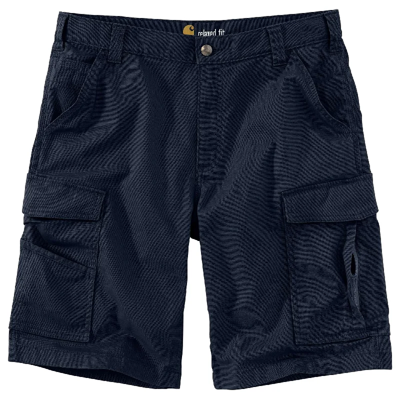 Comfortable and casual shorts for men with soft cotton fabric for daily wear-Rugged Flex® Relaxed Fit Canvas Cargo Work Short