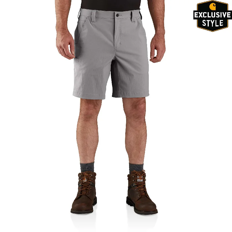 Best sweat shorts for men with a relaxed fit and soft fabric for lounging at home-Carhartt Force® Relaxed Fit Lightweight Ripstop Work Short