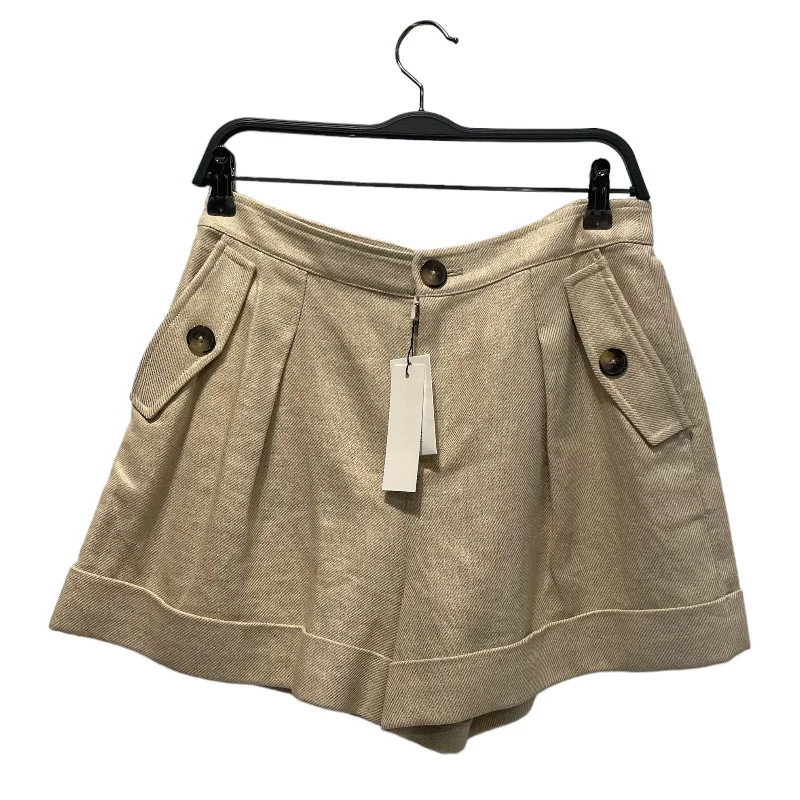 Best shorts for camping with durable fabrics and multiple pockets for convenience-L'AGENCE/Shorts/M/Cotton/CRM/