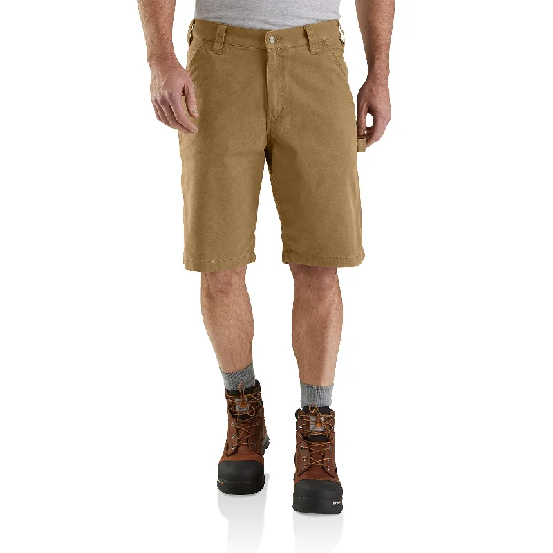 Trendy printed shorts for men with tropical patterns for a fun summer look-Rugged Flex® Relaxed Fit Canvas Utility Work Short