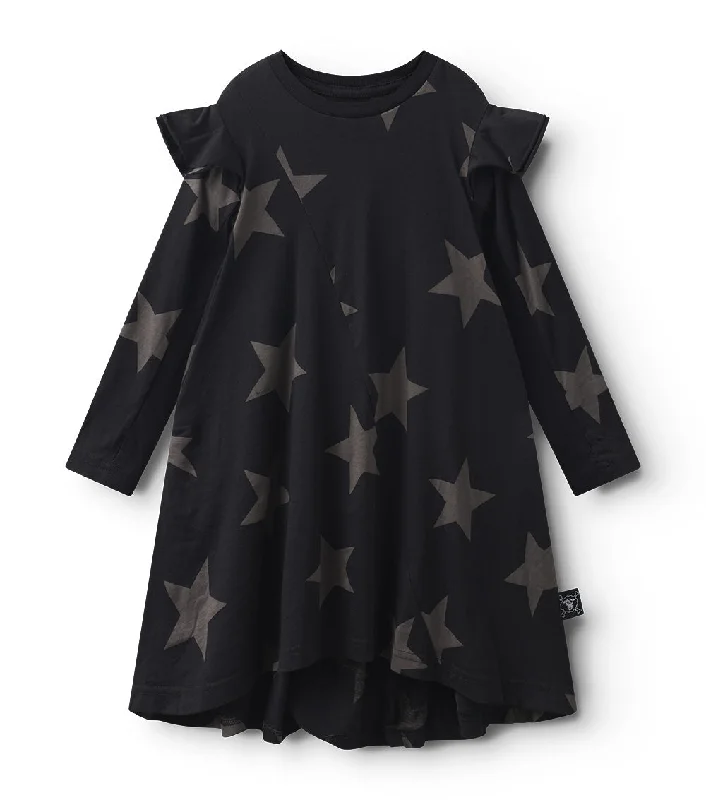 Sheath Dresses for Sophisticated -ruffled sleeve 360 star dress