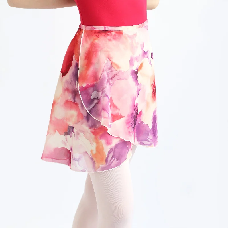 Ruffled skirts with lace trim softness -MD327 Colorful SUISAI Skirt #176