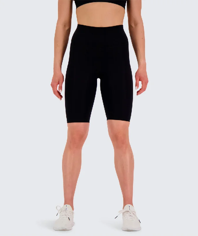 Comfortable lounge shorts for men with soft fabrics for relaxation after a long day-High-Waist Supersoft Biker Shorts