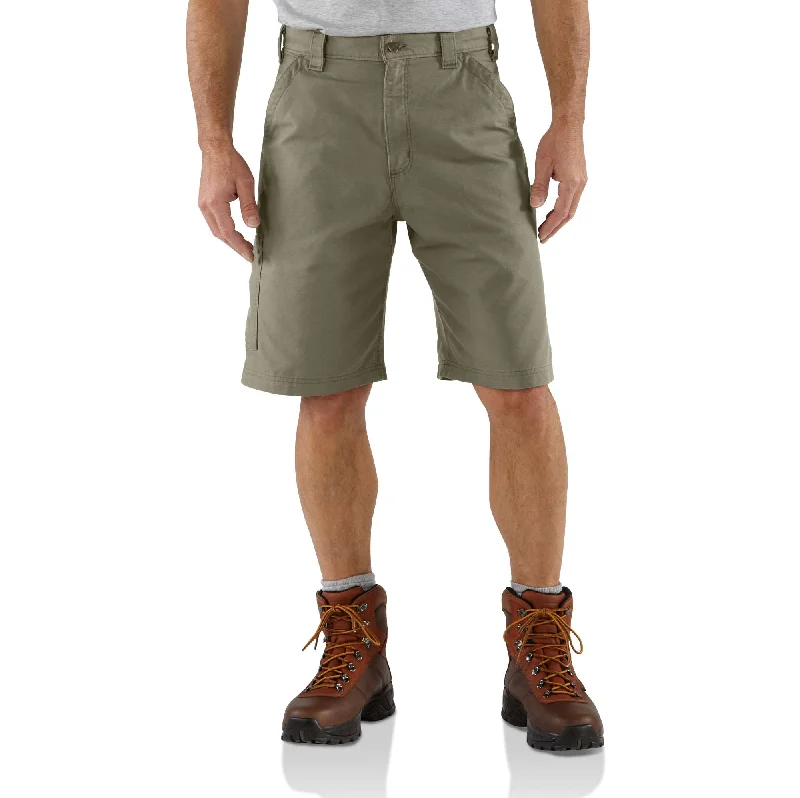 Best cargo shorts for men with deep pockets for practicality and convenience-Loose Fit Canvas Utility Work Short