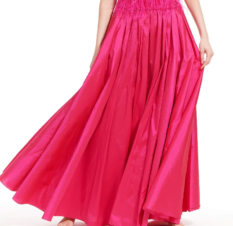 Wrap skirts for adjustable stylish fit -Watermelon Taffeta Ballgown Skirt