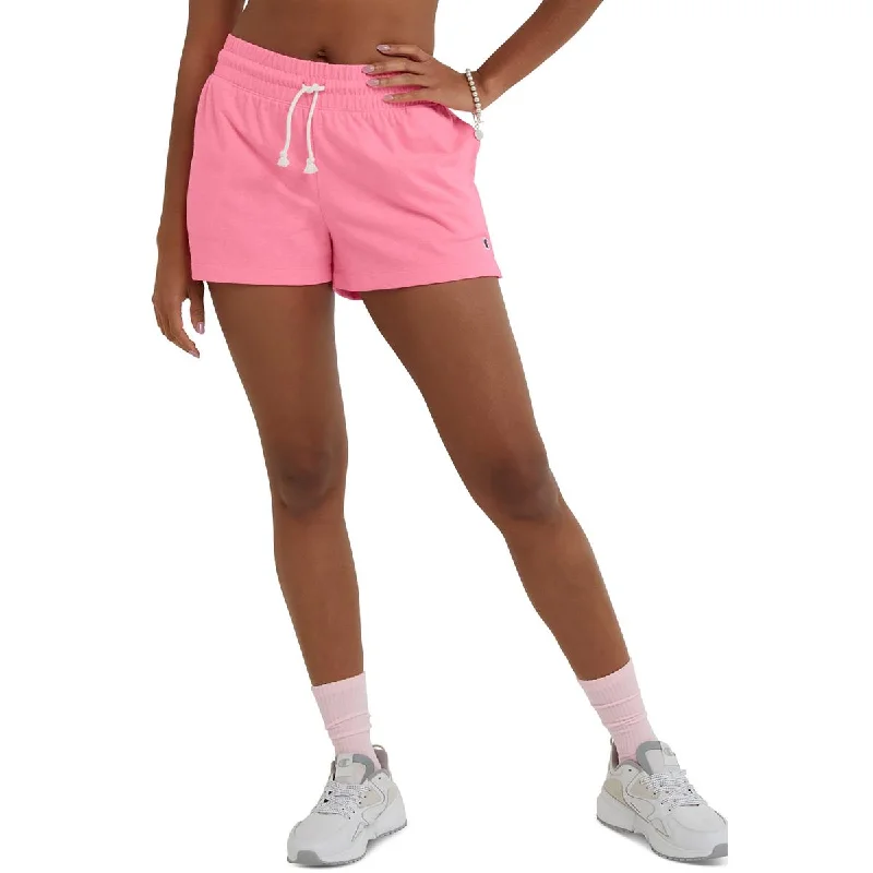 Cargo shorts with a comfortable fit for outdoor adventures and daily wear-Champion Womens Smocked Drawstring Casual Shorts