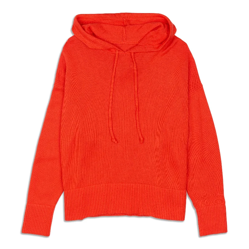 Slim - Fit Sweaters for Tight Look -Double Knit Sweater Hoodie