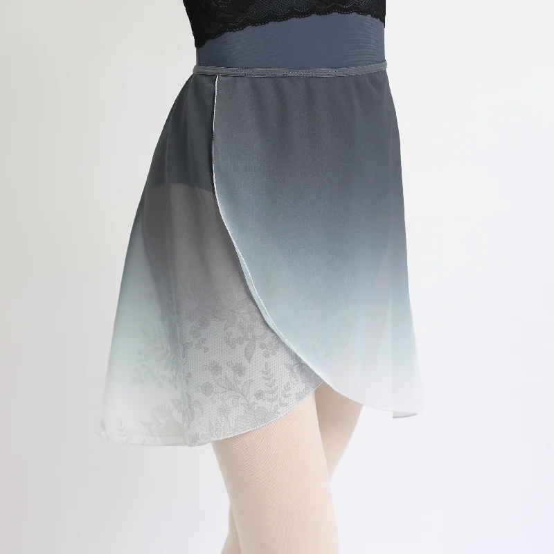 Cute skirts with playful polka dots -MD320P Gradation Print Skirt GBL