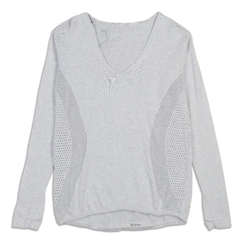 Long - Sleeve Sweaters for Full Coverage -Still Movement Sweater - Resale