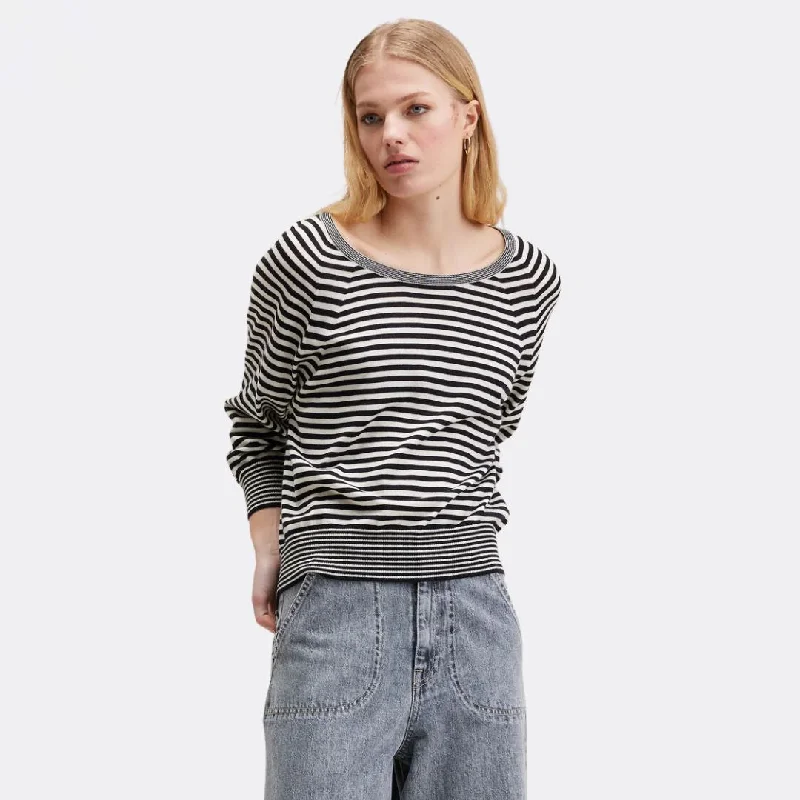 Anti - Pilling Sweaters for Long - Lasting -Aloty Sweater (Stripe A)