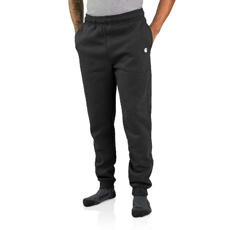 Comfortable and casual shorts for men with soft cotton fabric for daily wear-Relaxed Fit Midweight Tapered Sweatpant