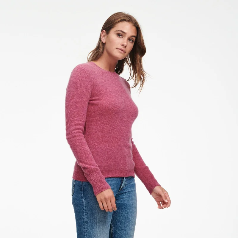 Office - Appropriate Sweaters for Work -Cashmere Crewneck Sweater