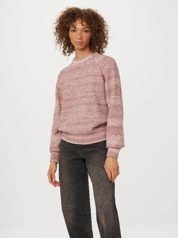 Shearling - Lined Sweaters for Extra Warmth -The Seawool® Crewneck Sweater in Fade Rose