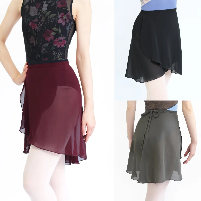 A-line midi skirts for balanced style -MD314 Classic Wrap Skirt