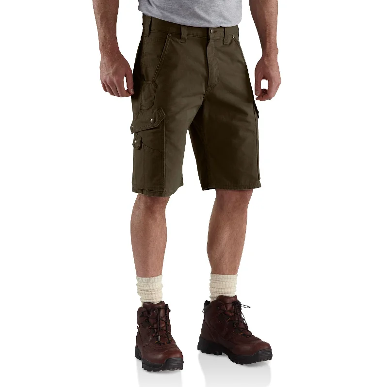 Stylish cargo shorts for men with multiple pockets and functional designs-COTTON RIPSTOP CARGO WORK SHORT