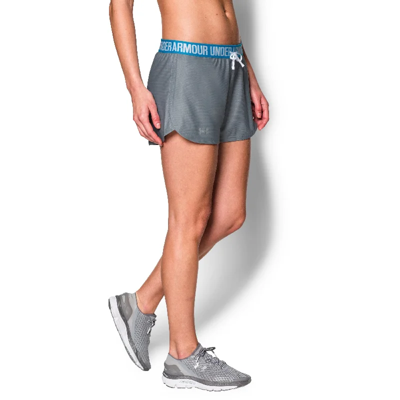 High-rise denim shorts for women with a flattering cut and modern style-UA Play Up Women’s Shorts 1264264-035