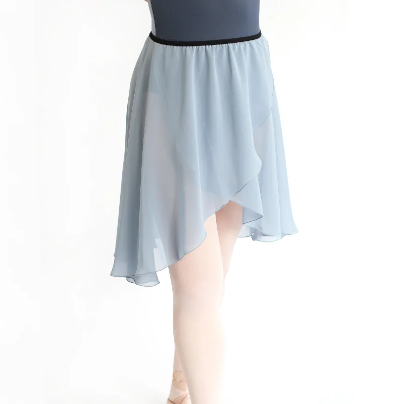 Pleated skirts with delicate pastel tones -MD346 Drape Pull-on Skirt GRB