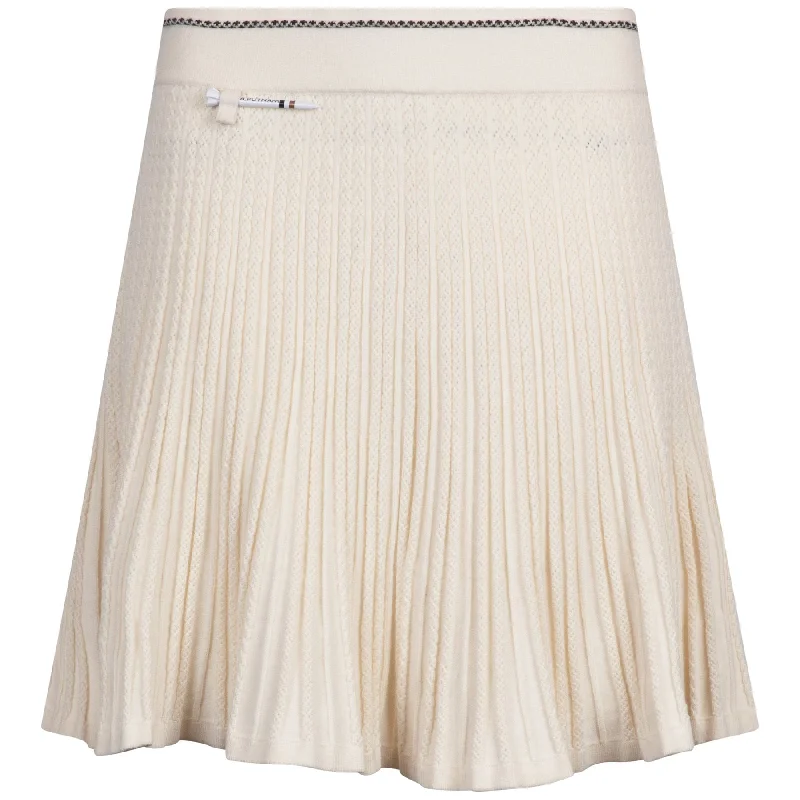 Bold skirts with bright color pops -Womens Katha Skirt Cream - AW24