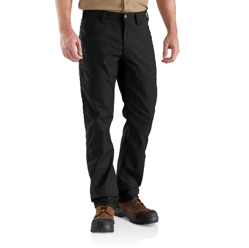 Comfortable and casual shorts for men with soft cotton fabric for daily wear-Rugged Professional™ Series Rugged Flex® Relaxed Fit Canvas Work Pant