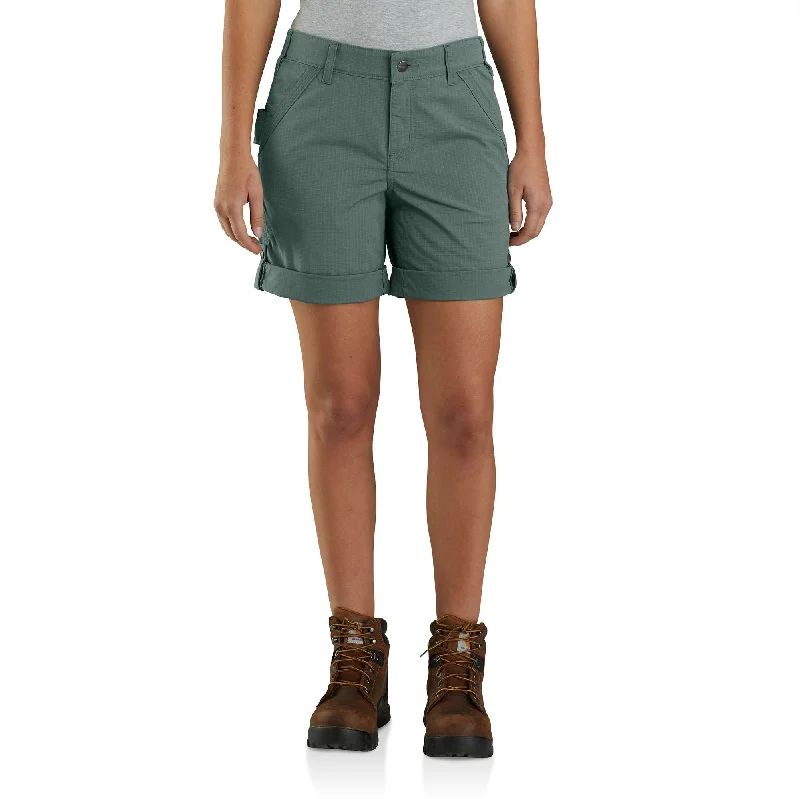 Trendy striped shorts for women with bold lines for a chic and stylish outfit-Rugged Flex® Original Fit Ripstop Five-Pocket Shorts