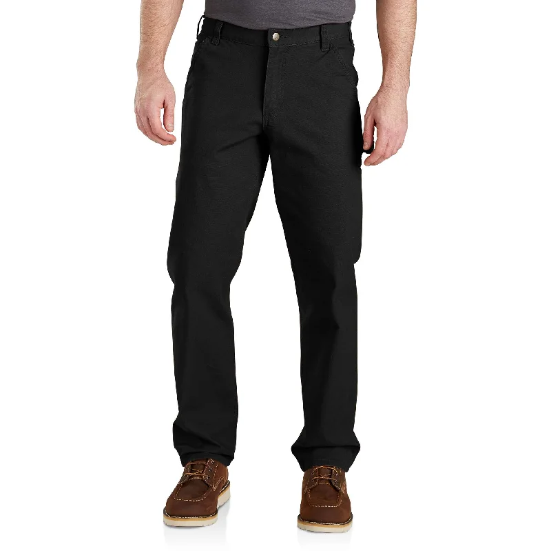 Classic khaki shorts for men with a versatile design for casual or semi-formal wear-Rugged Flex® Relaxed Fit Duck Utility Work Pant