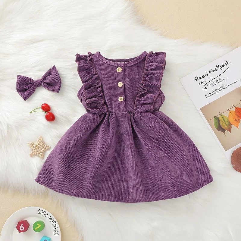 Retro Dresses for Throwback -Summer Tops 0-9Y Lovely Baby Dresses