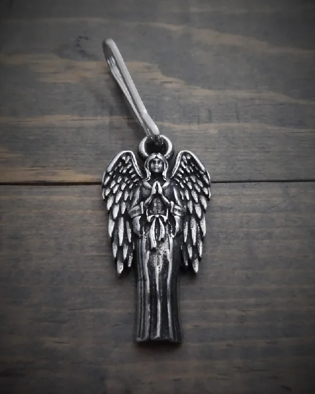 Best necklaces and pendants with art deco elements for a vintage, glamorous design-BZP-20 Angel Zipper Pull