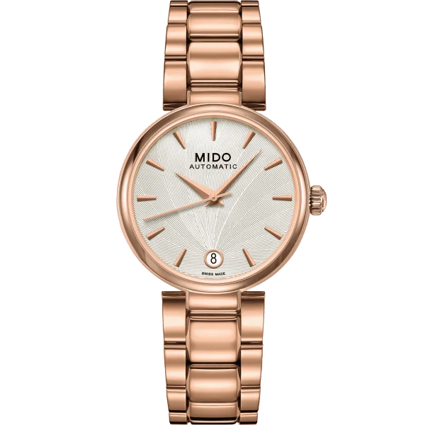 Best necklaces and pendants with crystal accents for a sparkling and elegant style-MIDO BARONCELLI II M022.207.33.031.10