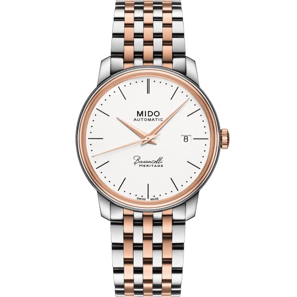 Necklaces and pendants with pearls for a classic and sophisticated touch-MIDO-BARONCELLI HERITAGE GENT  M027.407.22.010.00