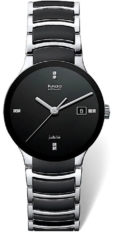 Unique necklaces and pendants with engraved messages for a sentimental gift-Rado-Centrix Automatic Diamonds R30941702 38.0 mm, 121 g