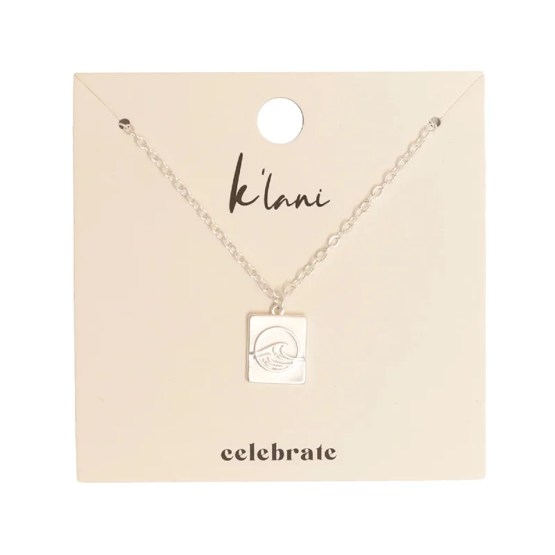 Necklaces and pendants with abstract shapes for a modern, creative appearance-K'lani Celebrate Necklace