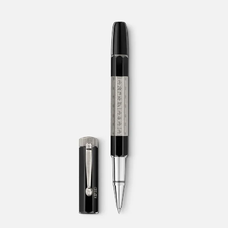 Best necklaces and pendants with cubic zirconia for a budget-friendly dazzling effect-Montblanc-Heritage Egyptomania Doué Rollerball 125485