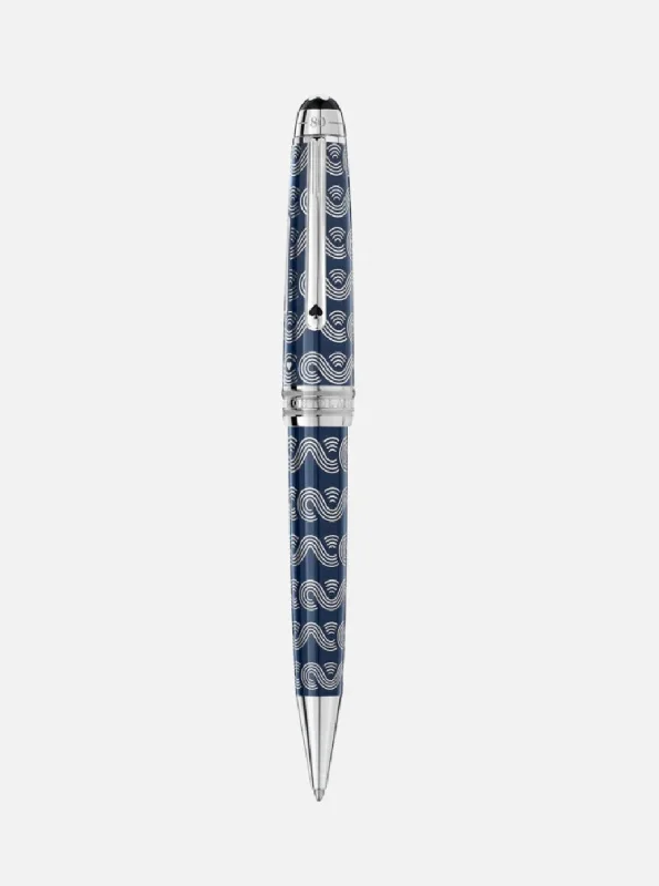 Best necklaces and pendants for everyday wear with minimalist designs-Montblanc-Meisterstück Around the World in 80 Days Solitaire Midsize Ballpoint Pen 126355