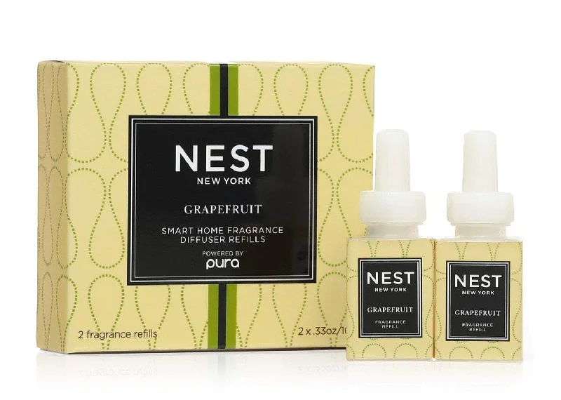 Best necklaces and pendants with black diamonds for an edgy, bold statement-NEST GRAPEFRUIT REFILL DUO FOR PURA SMART HOME FRAGRANCE DIFFUSER