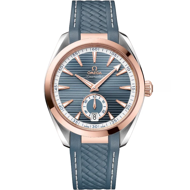 Necklaces and pendants with angel wing motifs for a spiritual, meaningful design-OMEGA-SEAMASTER AQUA TERRA 150M CO‑AXIAL MASTER CHRONOMETER SMALL SECONDS 41 MM 220.22.41.21.03.001