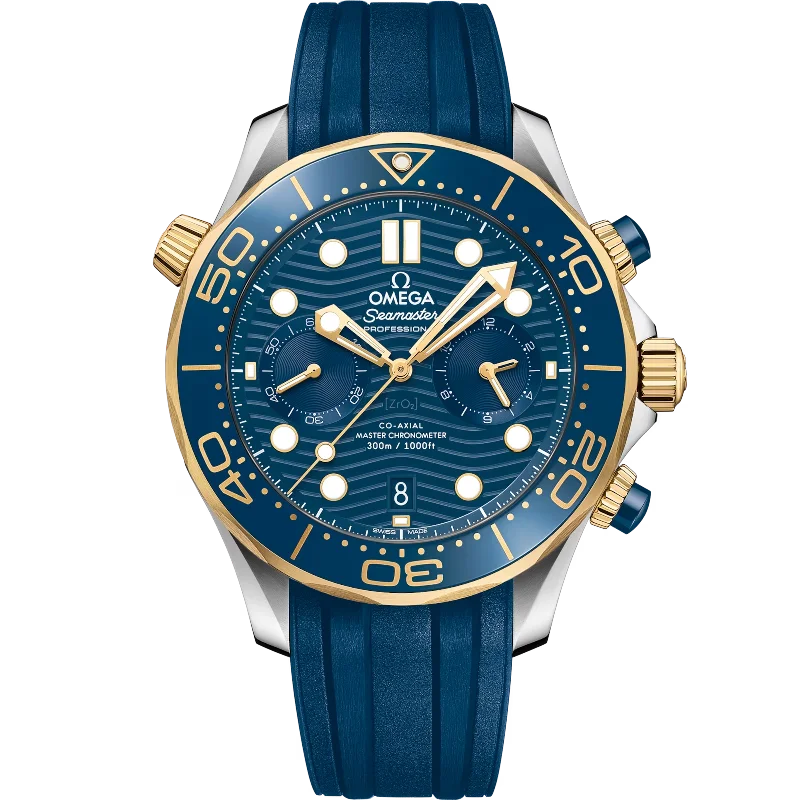 Best necklaces and pendants with oval pendants for a classic, elegant shape-OMEGA-SEAMASTER DIVER 300M CO‑AXIAL MASTER CHRONOMETER CHRONOGRAPH 44 MM 210.22.44.51.03.001