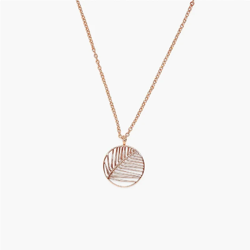 Necklaces and pendants with diamond pendants for a luxurious sparkling effect-Pura Vida Havana Pendant Silver Necklace - Rose Gold