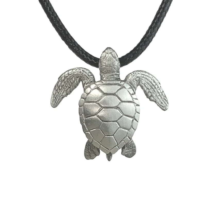 Best necklaces and pendants with vintage coin pendants for a unique accessory-Sea Turtle Necklace- Sea Turtle Gift for Women and Men, Turtle Necklaces, Gifts for Turtle Lovers, Sea Life Jewelry, Realistic Sea Turtle Charms