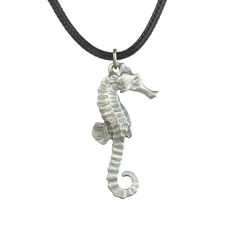 Best necklaces and pendants with crystal accents for a sparkling and elegant style-Seahorse Necklace- Seahorse Gift for Women and Men, Seahorse Necklace, Gifts for Seahorse Lovers, Sea Life Jewelry, Seahorse Charm